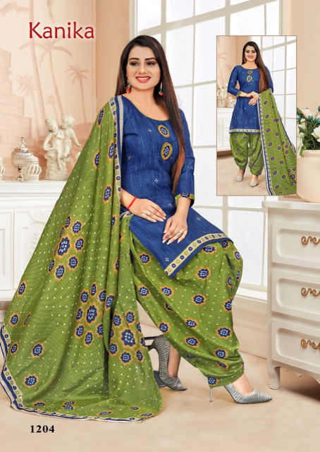 Amit Kanika 12 Latest Ready Made Cotton Printed Regular Wear Cotton Dress